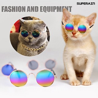 [superin] gafas de sol para perros/gatos/mascotas/lentes de sol/protección/fotos/accesorios