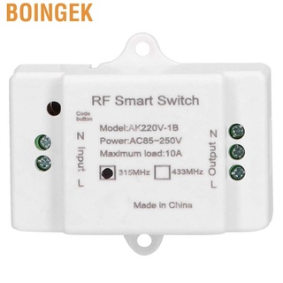 Boingek - receptor de Control remoto inalámbrico RF con transmisor 85V-250V (6)