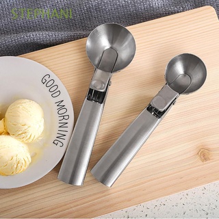 STEPHANI Scoops Ice Cream Scoop Non-Stick Ice Ball Maker Ice Cream Spoon Watermelon Stainless Steel Kitchen Tools Stacks Dessert Spoon Digger