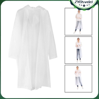 Reusable Unisex Raincoat EVA Womens Mens Poncho Quick-Drying Travel Rainwear (2)