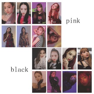 8pcs\ /set kpop blackpink oficial photocard 1er mini álbum cuadrado up negro rosa ver. tarjeta de fotos 2018
