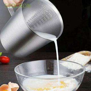 STOCKON Practical Measuring Cup Anti-fall Kitchen Tools Milk Tea Cup Measurement Utensils With Scale Thickened Kitchen Gadgets Large Capacity Kitchen Accessories