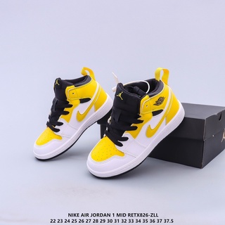 Nike Air Jordan 1 zapatos para niños zapatillas de deporte zapatillas AJ1 22-37.5 (4)