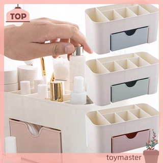 6 compartimientos con 1 cajón organizador de belleza vanity caja de almacenamiento de cosméticos para hogar oficina artículos de baño contador-top