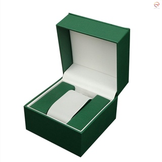 caja de reloj único con almohada pu de cuero de lujo reloj de regalo caja de reloj de pulsera caja de relojes empaque cuadrado cajas f (1)