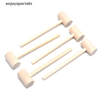 [enjoysportsbi] 5 piezas mini martillo de madera bola de juguete golpeando mazos de madera de repuesto juguete [caliente]