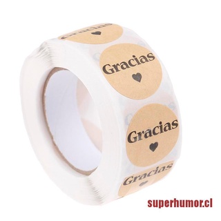 SUPEROM Gracias Spanish Thank You Stickers Tags DIY Wedding Packging Envelope Label (1)
