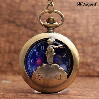 microgood classics vintage cuarzo reloj de bolsillo analógico colgante collar hueco joyería regalo