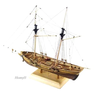 [HOMYL1] Modelo de velero de madera DIY barco de vela Kit de modelo para la asamblea Hobby adultos juguete