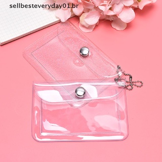 Salebesteveryday01.Br cartera impermeable Transparente para mujer con Glitter Pvc (8)