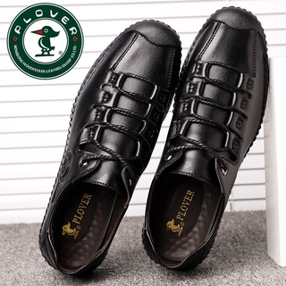 🌈Listo STOCK🔥Listo STOCK zapatos de cuero de los hombres hueco transpirable zapatos de los hombres casual zapatos de cuero suave cordones zapatos de los hombres n