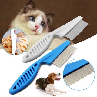 Peine de pelo para mascotas/perros/gatos/cepillo portátil para limpieza de cachorros/herramienta de aseo (1)