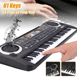 61 teclas eléctrico Digital Piano con micrófono música teclado electrónico niños eléctrico Digital Key Board Piano instrumentos musicales juguete de los niños