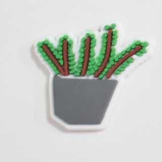 Pequeñas plantas verdes frescas Cactus Jibbitz Crocs Pins para zapatos de alta calidad (8)