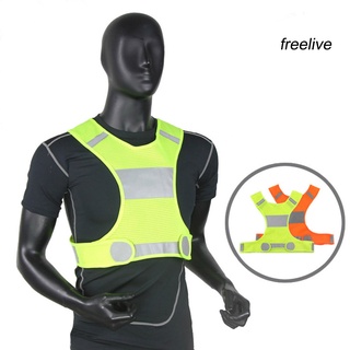 Blp_ chaqueta reflectante ajustable para correr nocturna/ciclismo/seguridad/alta visibilidad (2)