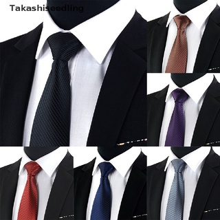 Takashiseedling/ Jacquard tejido nueva moda clásico rayas lazo de los hombres trajes de seda corbata corbata artículos populares