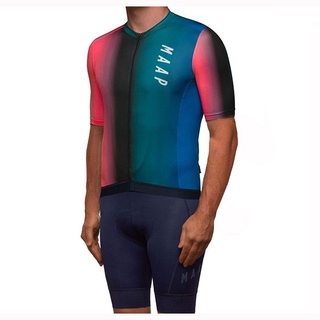 Pro Team hombres camisetas de ciclismo conjunto de verano transpirable secado rápido negro mangas cortas ropa de ciclismo