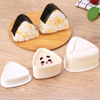{FCC} 2 unids/Set DIY Sushi molde Onigiri bola de arroz prensa de alimentos Triangular Sushi Maker molde {akindofstar.cl}