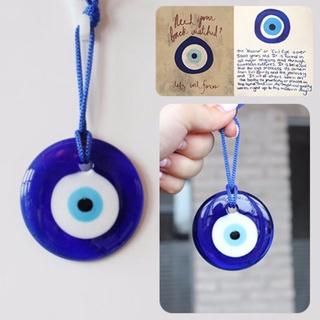 Turkish Blue Glass Evil Eye Lucky Wall Office Car Amulet Decoration Protection ☆MkHomemall365