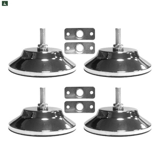 4 pzs niveladores de 5 pulgadas para mesa de mesa/alfombrilla de pierna/metal/metal/pies pesados de nivelación para mesa de sanuca