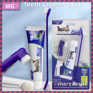 Marguerite 4 pzas Kit De cepillo De dientes Para mascotas/perros