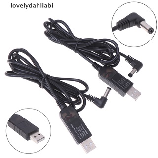 [I] USB dc 5v to dc 9v 12v step up cable 2.1x5.5mm jack connector converter wire [HOT]