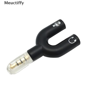 [meti] adaptador de tipo u dual 3,5 mm cables de audio divisor micrófono 2 en 1 conn ffy (3)