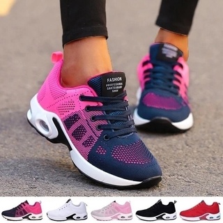 las mujeres zapatos para correr transpirable casual zapatos al aire libre ligero zapatos de deporte casual caminar zapatillas de deporte tenis feminino zapatos