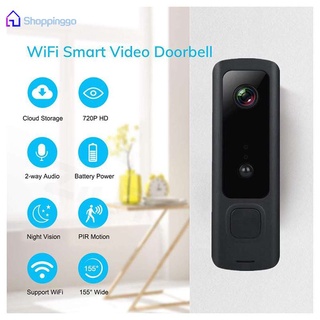 ✔✔ Tuya Smart Video timbre impermeable visión nocturna seguridad para el hogar 720P cámara Digital intercomunicador Visual WIFI timbre de puerta