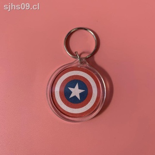 ✳✁□Japanese Bulk Avengers Alliance Captain America Shield Model Pendant Shield Keychain Pendant