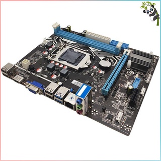 H61 LGA 1155 Solid State Motherboard VGA + HDMI-compatible Dual Output Computer Motherboard Support DDR3 Memory 4 USB2.0
