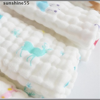 (Hotsale) toalla de gasa de algodón para bebé, toalla de bebé, pañuelos, alimentación, Saliva, {bigsale} (6)