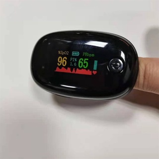 Oxímetro de pulso de oxígeno en sangre saturación de frecuencia cardíaca Monitor Oval Color LED pantalla oxímetro (3)