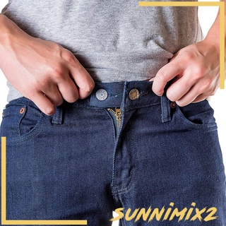 [Sunnimix2] 4x pantalones extensor Jean cintura extensor pantalones botón extensor para maternidad