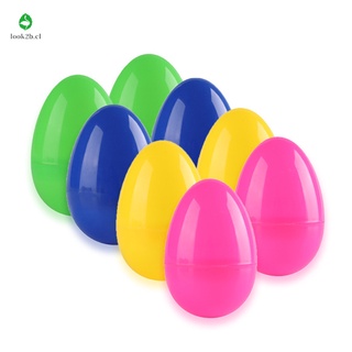 12 huevos de pascua coloridos para niños hechos a mano diy plástico cáscara de huevo (8)