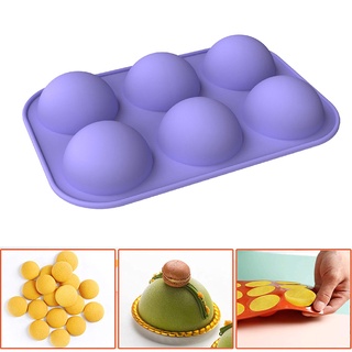 [Weteasd] molde de silicona de media esfera para tartas de Chocolate, galletas, hornear, decoración