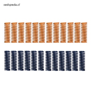 sed 12Pcs 3D Printer Parts Spring For Heated bed MK3 CR-10 hotbed Imported Length 25mm OD 8mm ID 4mm For Ender 3 Pro CR10 MK2A