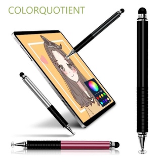Colorquatient Para teléfonos inteligentes Android Laptop pluma Capacitivo pluma 2 en 1 Stylus lápiz táctil de pantalla/Multicolor