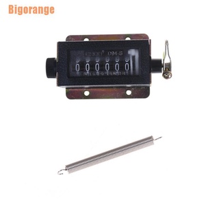 Bigorange (~) D94-S 0- 6 dígitos Resettable mecánico tirando contador herramienta