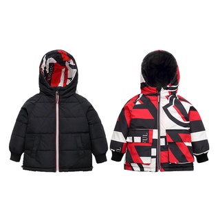 abrigo de invierno para bebés/niñas/abrigo a prueba de viento con capucha/chaqueta de outwear cálida