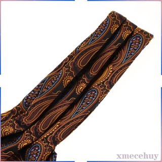 Corbata de Lazo Ascot Paisley Jacquard de Hombre + Pauelo Cuadrado de Bolsillo Vintage para Banquete Fiesta (2)