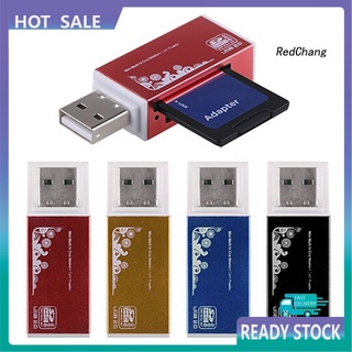 Lector de tarjetas de memoria USB 2.0 todo en 1 para Micro SD SDHC TF M2 MMC MS PRO DUO /RXDG/