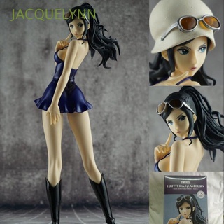 jacquelynn regalo de navidad nico robin pvc robin figura de acción con gafas de sol anime modelo juguete 2 estilo 25 cm modelo coleccionable figuras de juguete