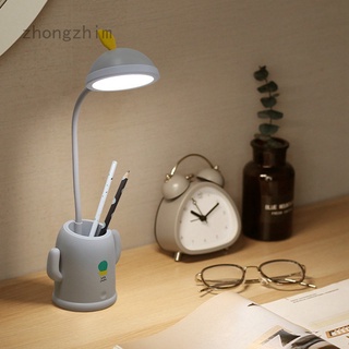 Zhongzhim lámpara de lectura LED plegable lámpara de mesa 3 modos cuidado de los ojos para dormitorio oficina