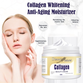 El mejor colágeno hidratante hialurónico crema blanqueadora de estiramiento facial cuidado de la piel crema facial antiarrugas hidratante antienvejecimiento