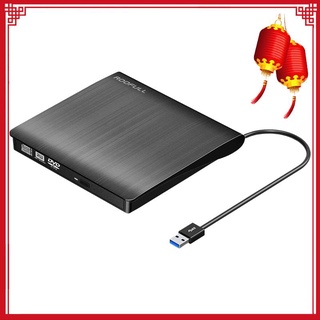 Unidad externa de CD DVD USB, Premium portátil DVD/CD ROM +/-RW grabadora de unidad óptica reproductor para Laptop PC Mac