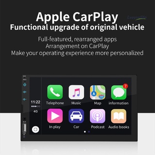 lyl x2 7 pulgadas pantalla táctil coche reproductor mp5 bluetooth carplay espejo enlace imagen inversa pantalla integrada para automóviles