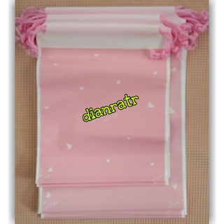 Bolsa de viaje/bolsa de maquillaje transparente/linda bolsa de maquillaje (amor rosa)