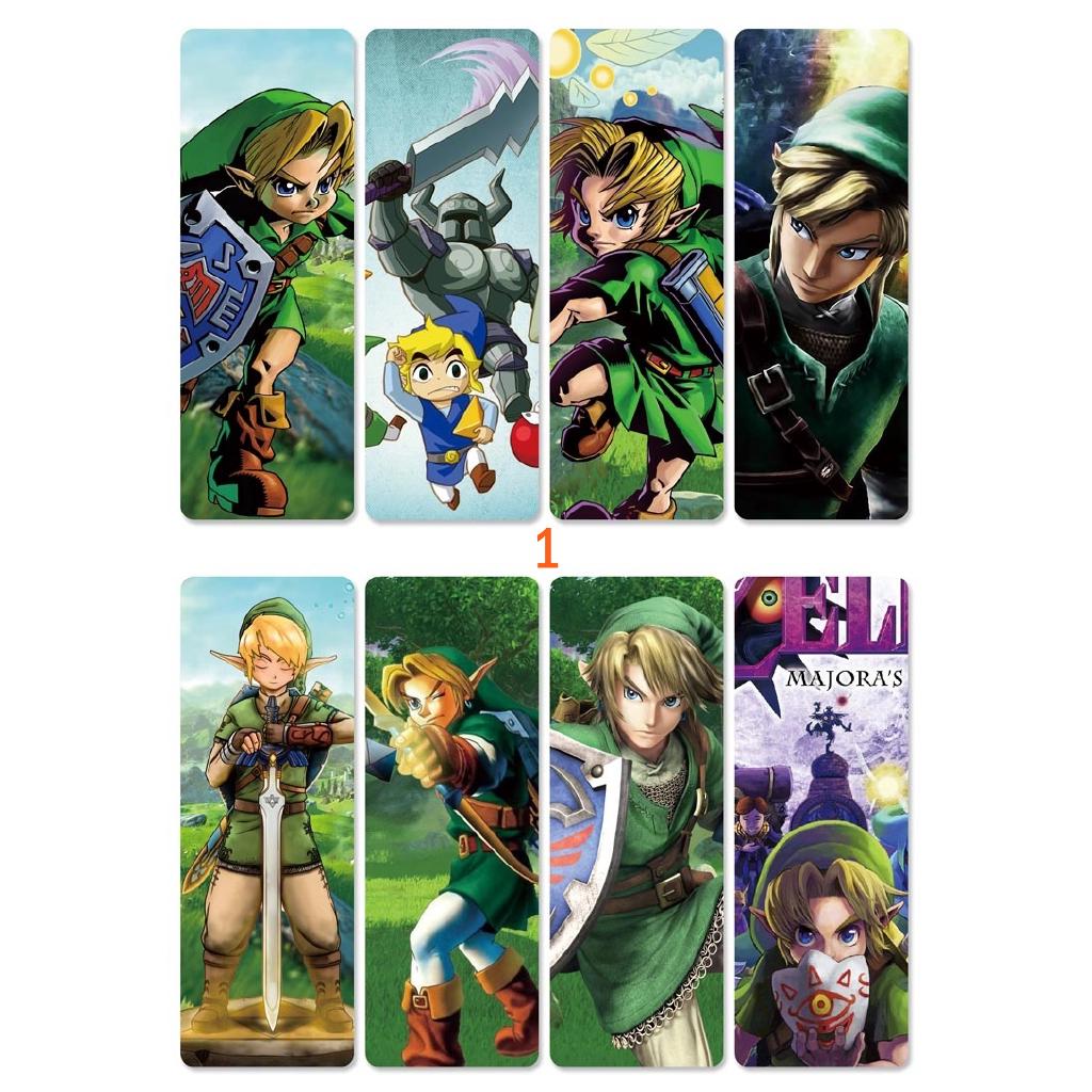 1Set/8Pcs Anime The Legend of Zelda Game The Hyrule Fantasy - marcadores de PVC