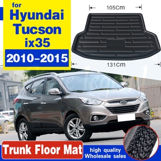 Accesorios para Hyundai Tucson Ix35 2010-2015 maletero trasero de carga alfombrilla de forro de la bandeja de piso alfombra 2014 2013 2012 2011